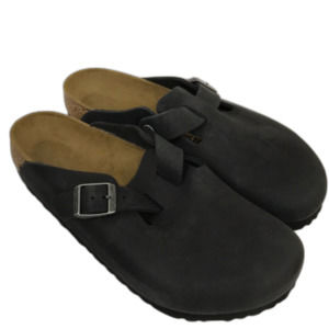 Birkenstock Boston BS Black Oiled Leather 8 US